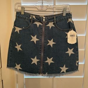 Cute Star Altar’d State Zip Up Skirt
